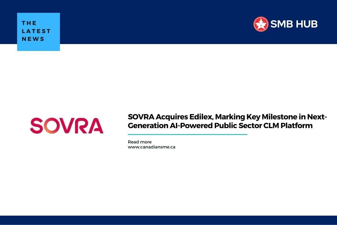 SOVRA Acquires Edilex Marking Key Milestone in Next-Generation AI-Powered Public Sector CLM Platform