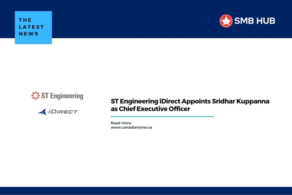 ST Engineering iDirect Appoints Sridhar Kuppanna as Chief Executive Officer