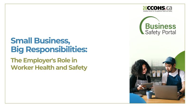 Small Business Big Responsibilities